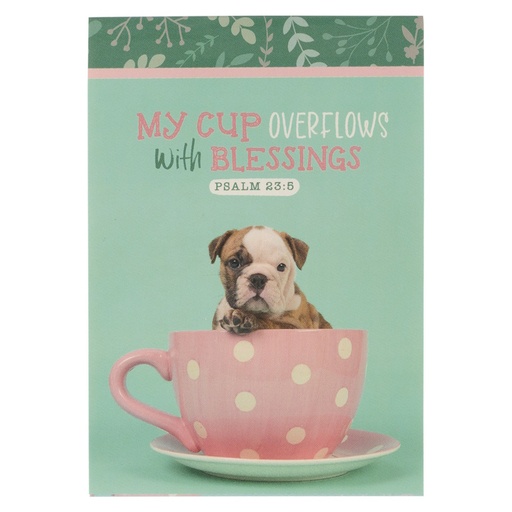 My Cup Overflows Notepad (A6) (NP076)