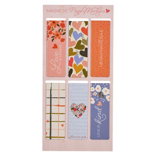 Love is Patient Magnetic Page Marker (6) (MGB080)