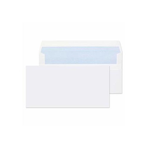 Kwikseal DL White Envelopes 110 x 220 (single)