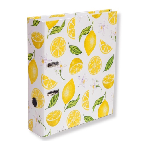 Kenzel Lever Arch File A4 70mm (lemons) (LA2306)