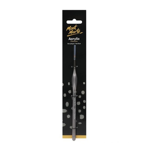 Mont Marte Acrylic Taklon Detailer Brush #5/0