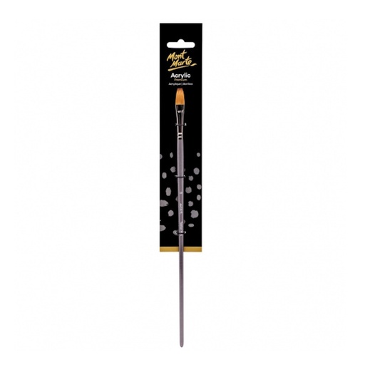 Mont Marte Taklon Flat Long Brush #10