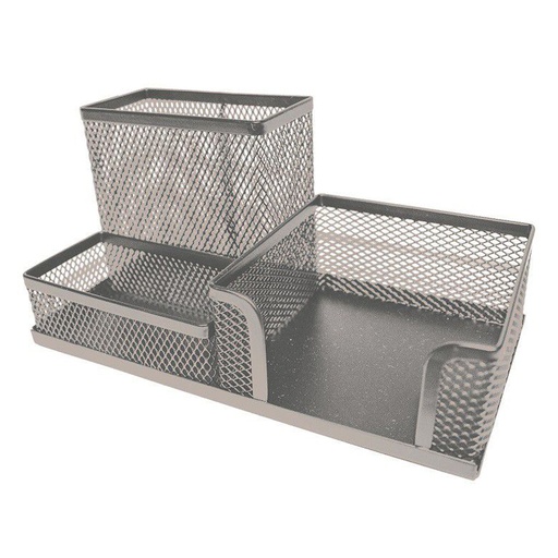 SDS Mesh Cube, Clip & Pen Holder M420 (silver)