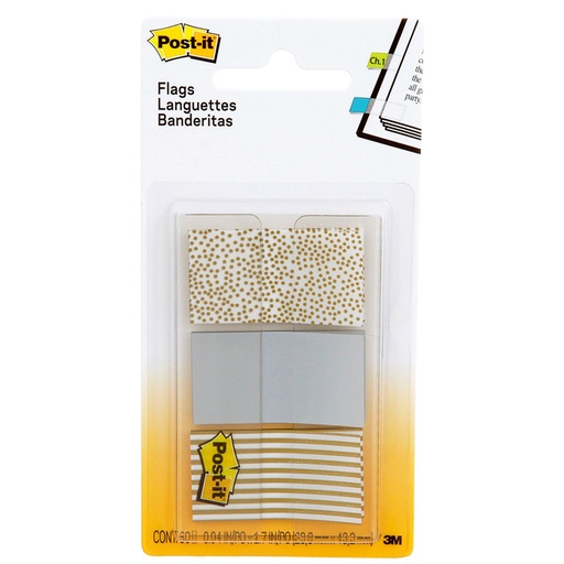 3M Post-it Flags Metallic 23.8 x 43.2mm (60)