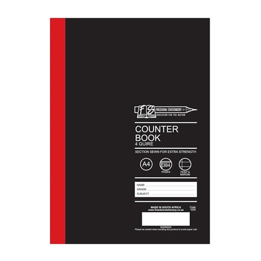 Counter Book 4 Quire FM A4 (384 page)