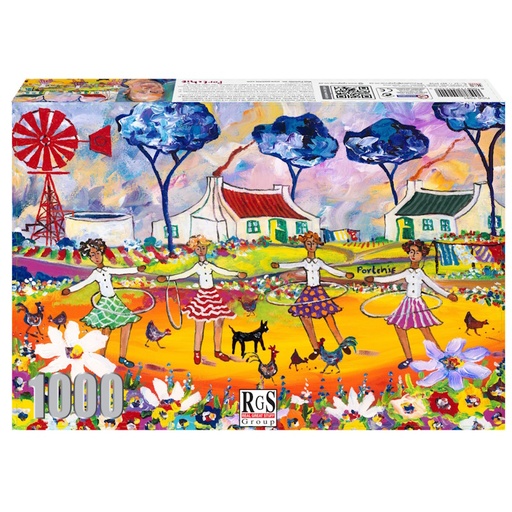 Hoola Hoops Portchie Cardboard Puzzle (1000 pieces)