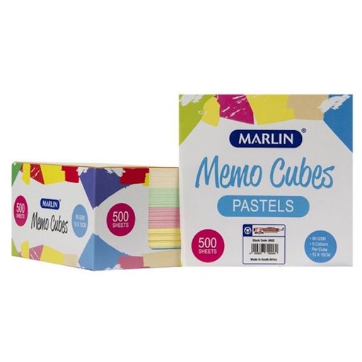 Marlin Cube Refill 10 x 10cm (pastel)