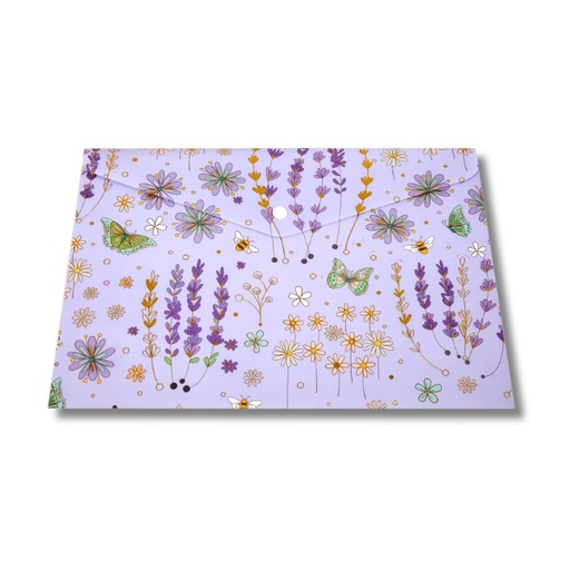 Turnowsky (Kenzel) Button Envelope A4 (lavender)