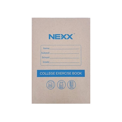 College Exercise Book FM A4 (72 page)