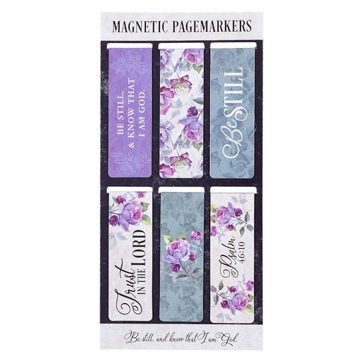 Be Still & Know Magnetic Page Marker (6) (MGB058)