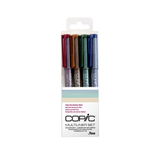 Copic Multiliner Colour Set (4)