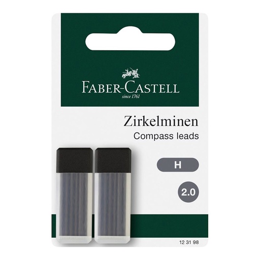 Faber-Castell Compass Lead H (2 x 6)
