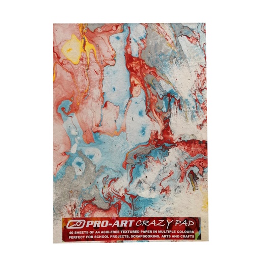 Pro-Art Crazy Pad Textured A4 Paper (40 sheets)