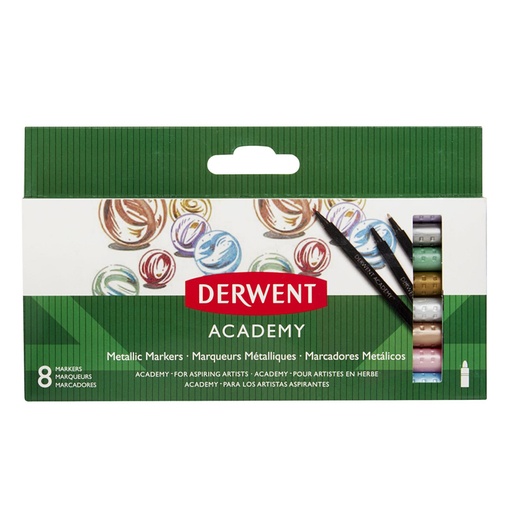 Derwent Academy Metallic Markers (8)