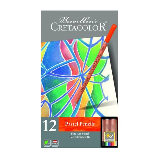 Brevillier's CretaColor Fine Art Pastel Pencils (12)