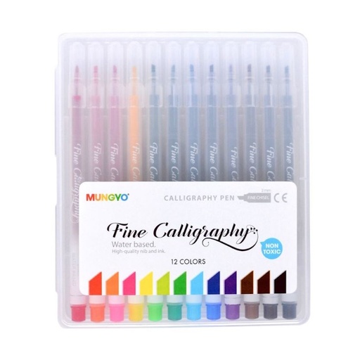 Mungyo Fine Calligraphy Pens (12 colours)