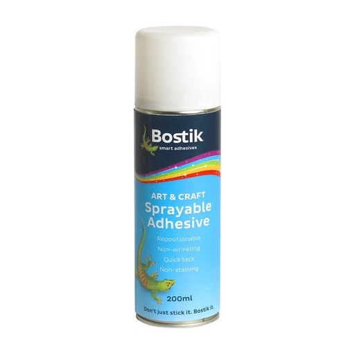 Bostik Art & Craft Sprayable Adhesive (200ml)