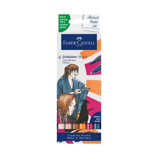 Faber-Castell Goldfaber Sketch Marker Manga Set (6)
