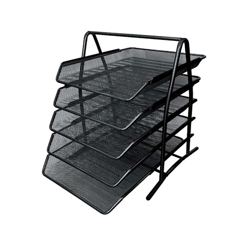 SDS 5 Tier Letter Tray Set M755 (black)