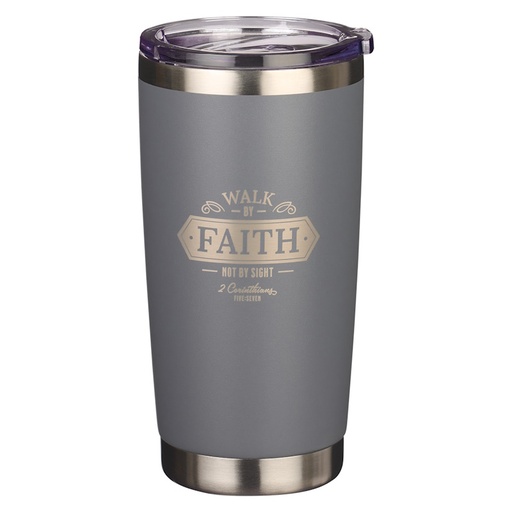 Walk by Faith Stainless Steel Travel Mug (SMUG247)