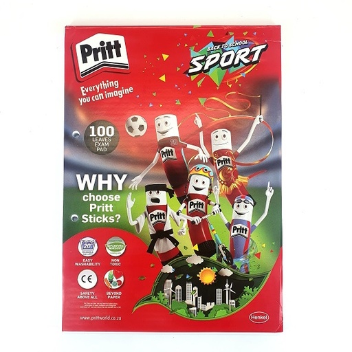 Punched Exam Pad A4 (100 pages)