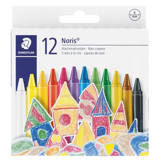 Staedtler Noris Club Wax Crayons (12)