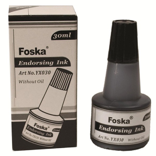 Foska Endorsing Ink 30ml (black)