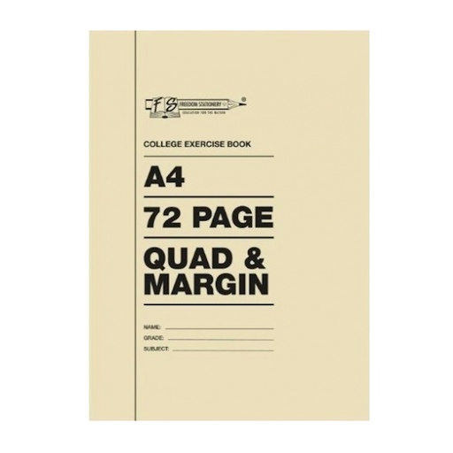 College Exercise Book QM A4 (72 page)