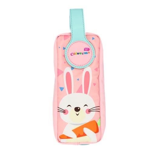 Colour Me Vibes Pencil Bag with Writs Band Rabbit 20cm (pink) (7714)