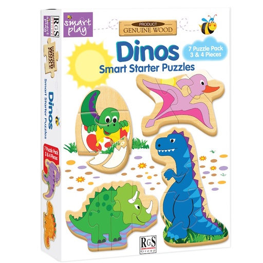 Dino Smart Starter Puzzle Set (2 & 3 pieces)