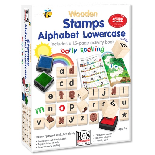 RGS Wooden Alphabet Stamps Lowercase