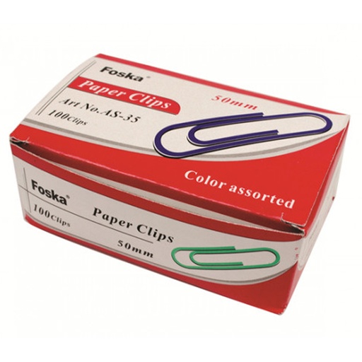 Nexx Coloured Paper Clips 50mm (100)