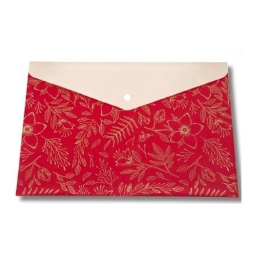 Kenzel Button Envelope A4 (viva magenta)