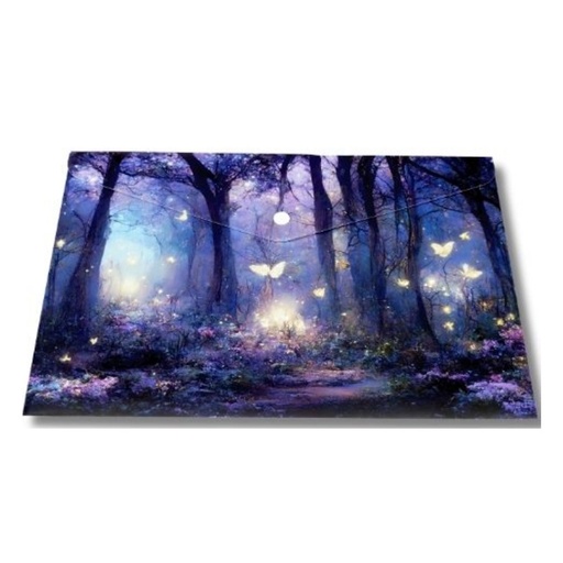 Kenzel Button Envelope A4 (enchanted forest)