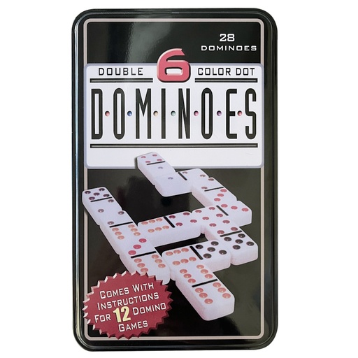 RGS Double 6 Domino Tin Set