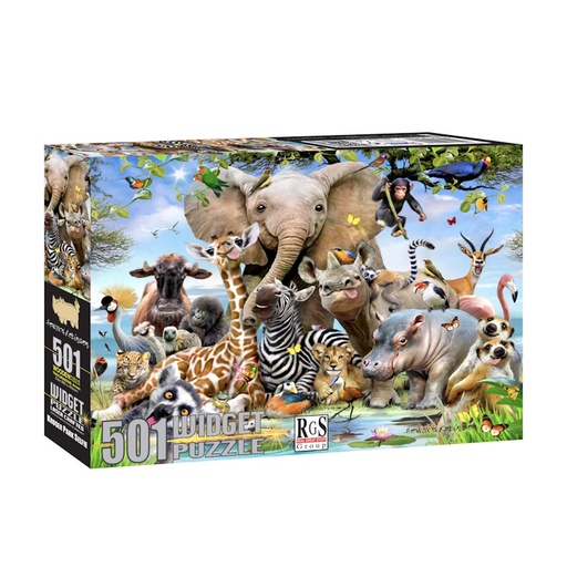 Kruger Selfie Laser Crafted Widget Puzzle (501 pieces)