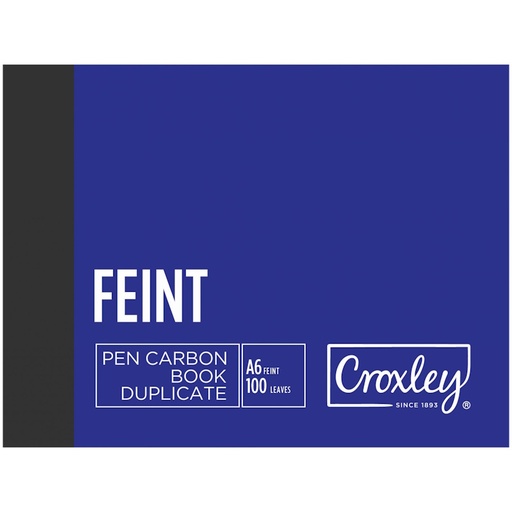 Croxley Duplicate Feint Margin Book A6+ (JD11)
