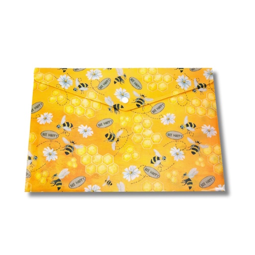 Kenzel Button Envelope A4 (bee happy)