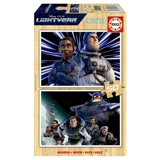 Lightyear Wooden Puzzle (2 x 50 pieces)