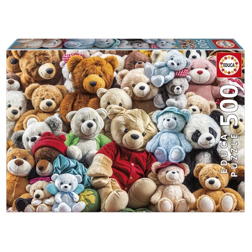 Teddy Bears Cardboard Puzzle (500 pieces)