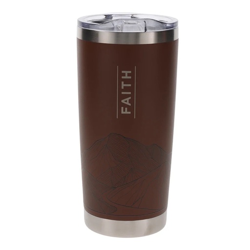 Faith Mountains Stainless Steel Travel Mug (SMUG322)