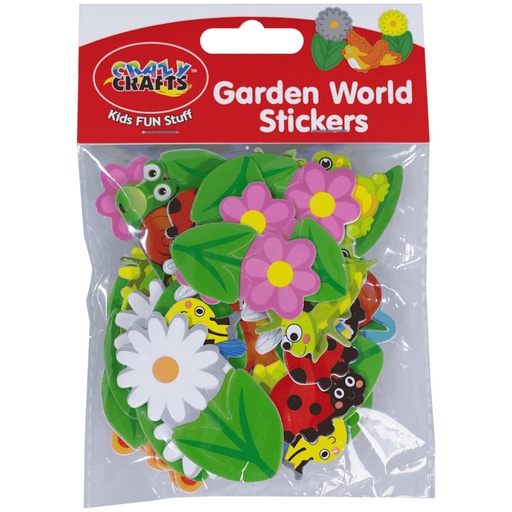 Crazy Craft Garden World Stickers