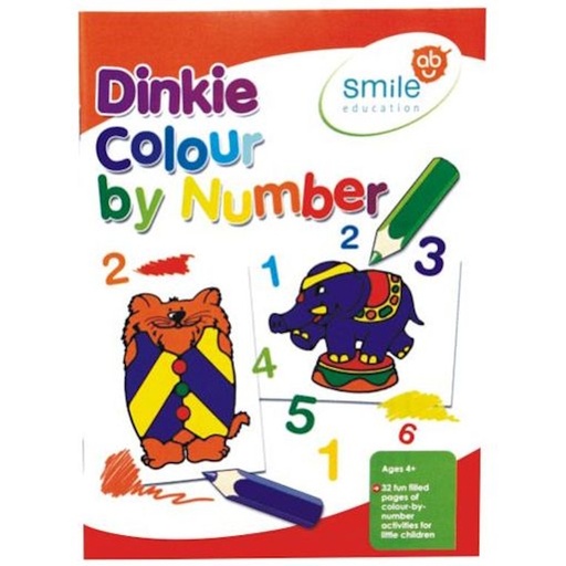 Idem Smile Dinkie Colour by Numbers Stitched Book A5