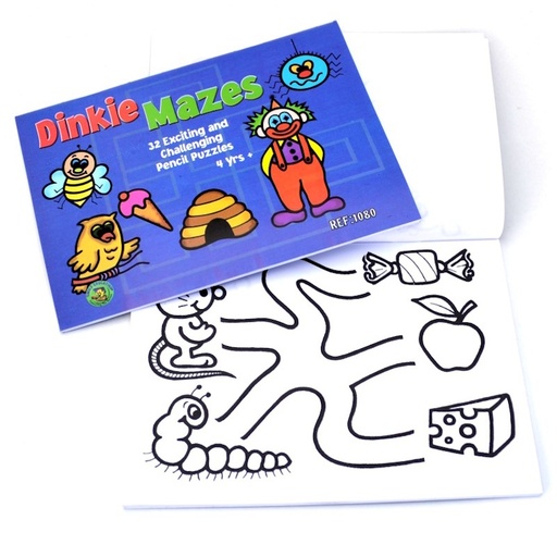 Idem Smile Dinkie Mazes Stitched Book A5