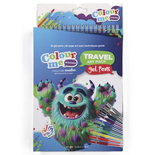 Colour Me Activities Travel Art Pack Gel Pens
