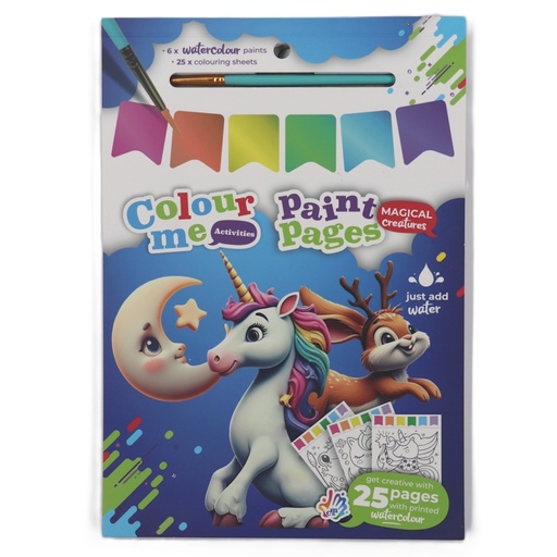 Colour Me Activities Paint Pages (magical creatures)