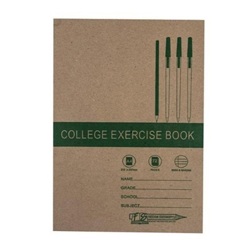 College Exercise Book IM A4 (72 page)