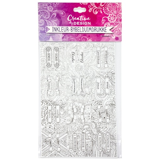 Creative by Design Bible Index Tabs to Colour Afrikaans (ITAB006)