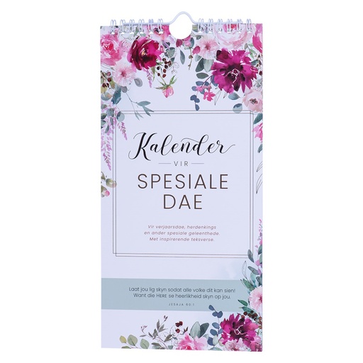 Spesiale Dae Kalender Blomme (SDC034)