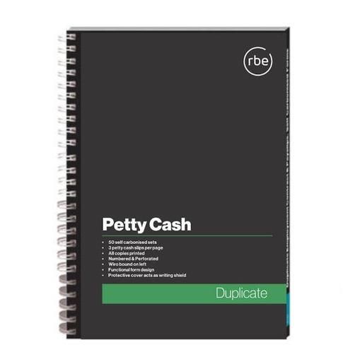 RBE A5 Duplicate Petty Cash Book (3 to view) (150)